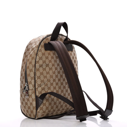 Gucci GG Monogram Travel Backpack Dark Brown 3 of 8