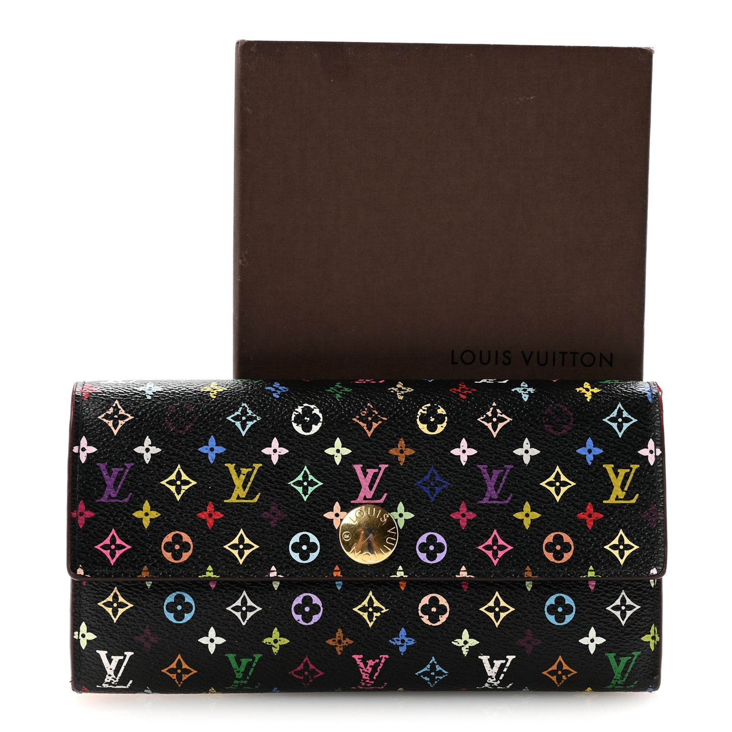 Monogram Multicolor Sarah Wallet Black Grenade