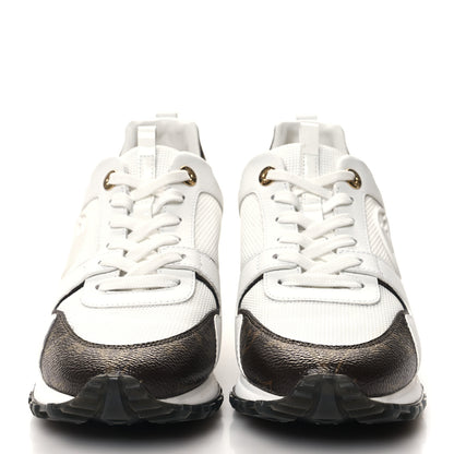Louis Vuitton Calfskin Monogram Run Away Sneakers 39 White 2 of 7