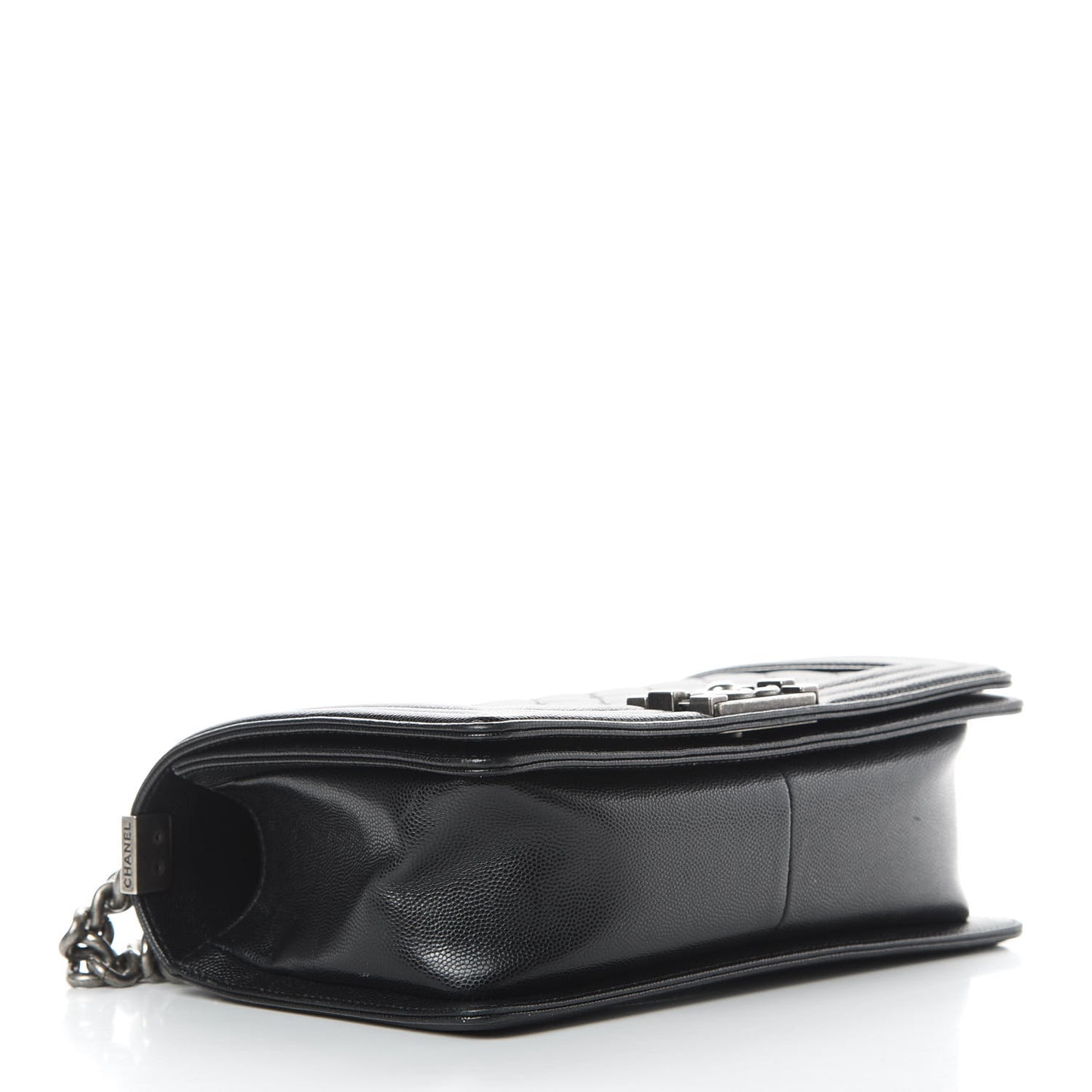 Caviar Quilted Medium Boy Flap Black