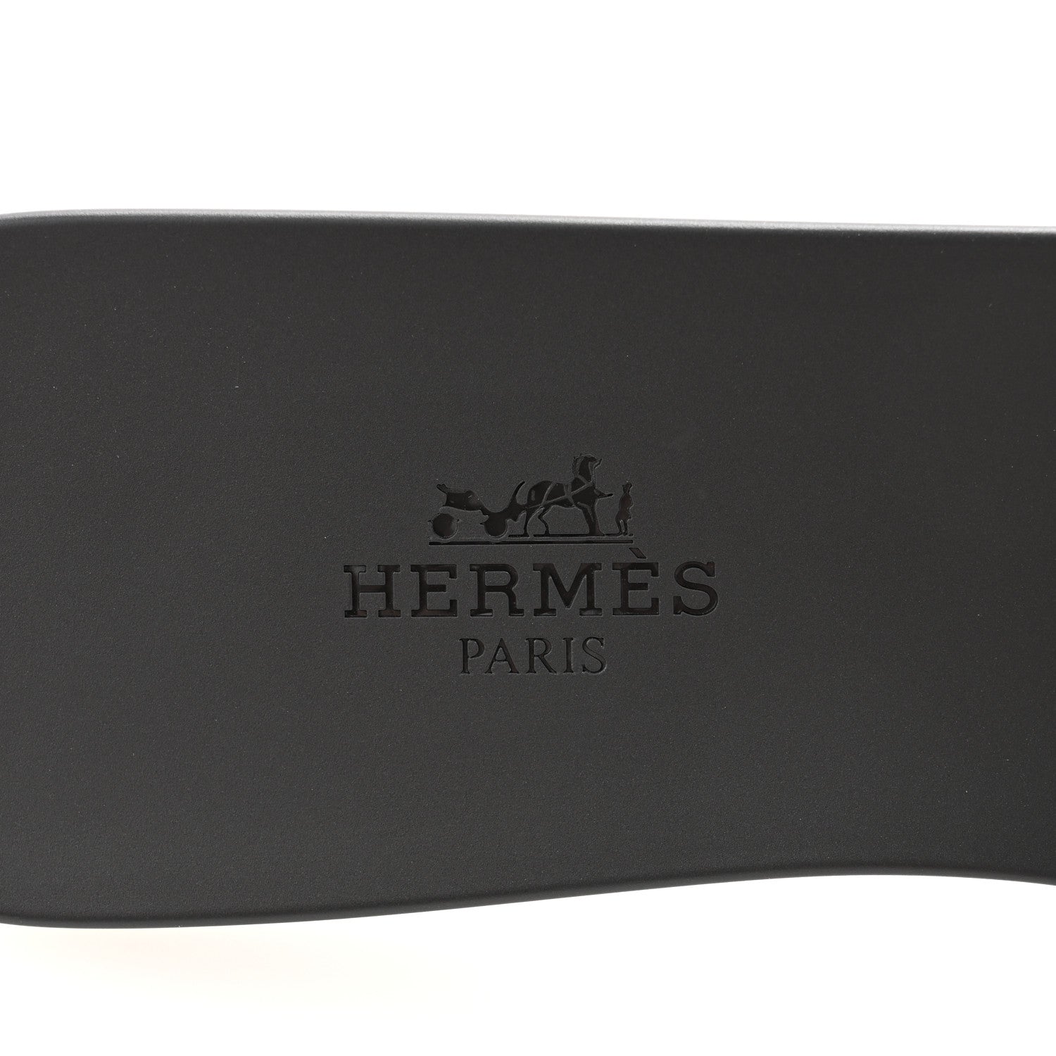 Hermes Rubber Aloha Sandals 38 Black 7 of 9