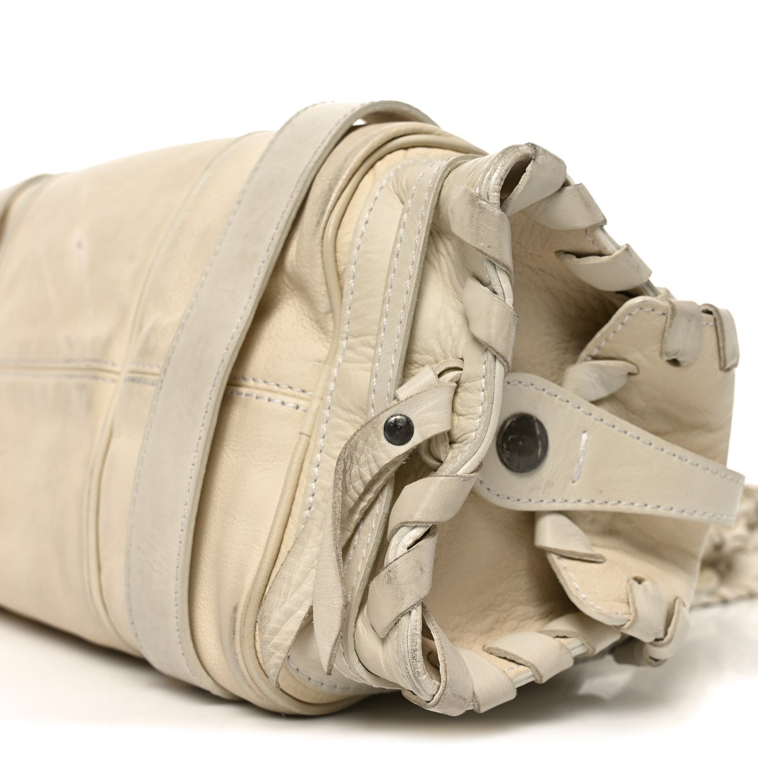 Chloe Calfskin Silverado Shoulder Bag Ivory 9 of 9