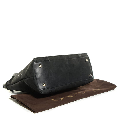 Gucci Nylon Monogram Medium Abbey Tote Black 4 of 9