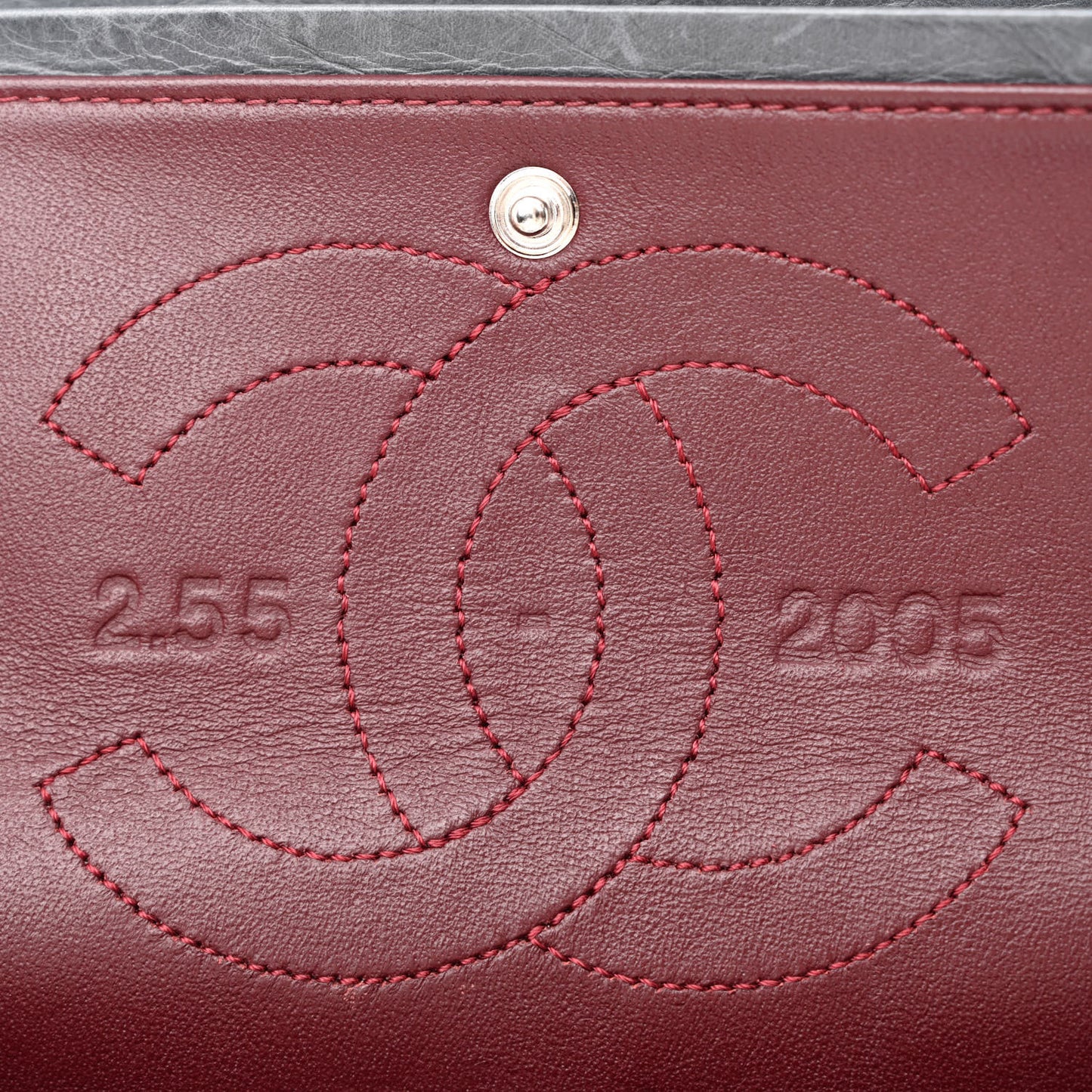 Aged Calfskin Quilted 50th Anniversary 2.55 Reissue Flap 226 Grey