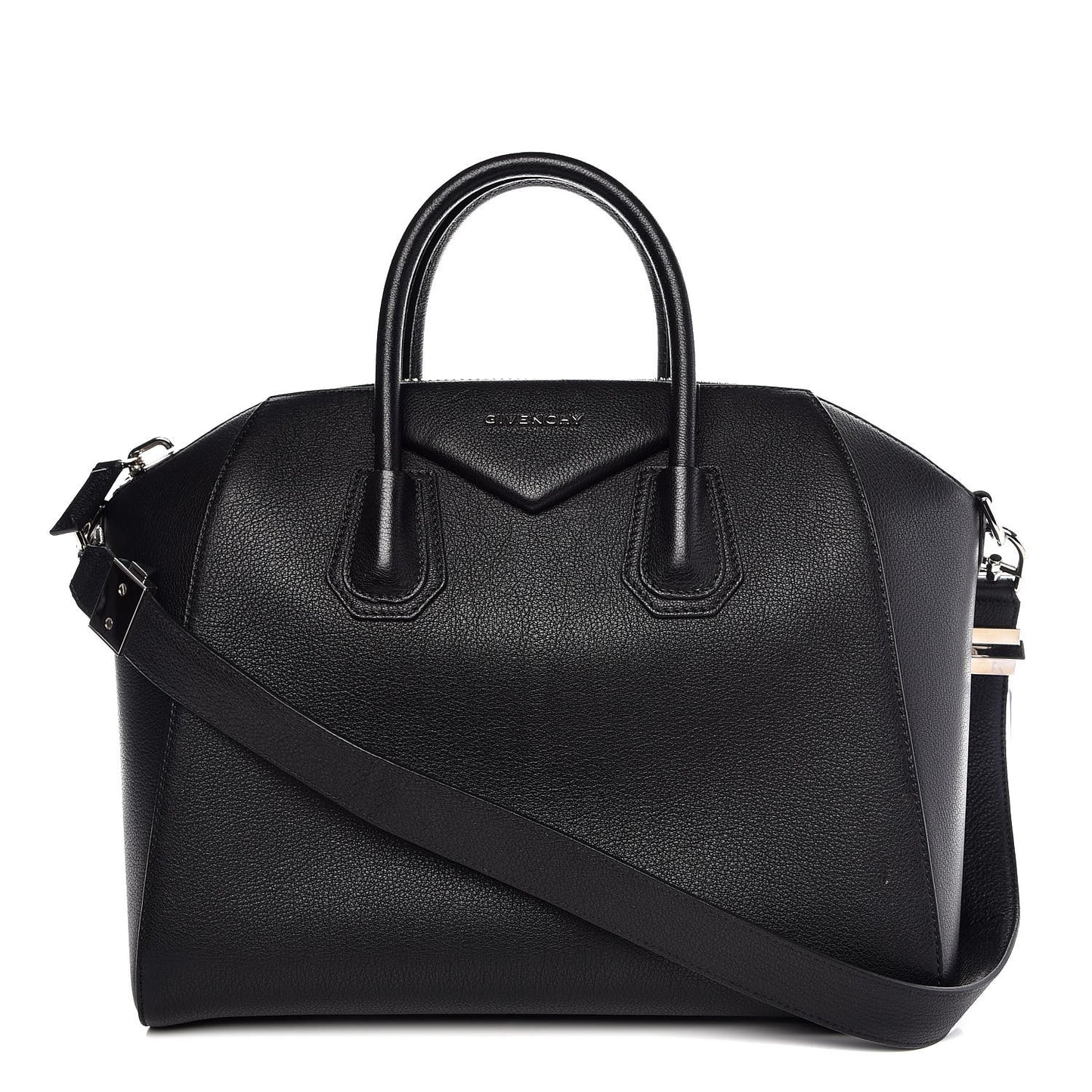 Sugar Goatskin Medium Antigona Black