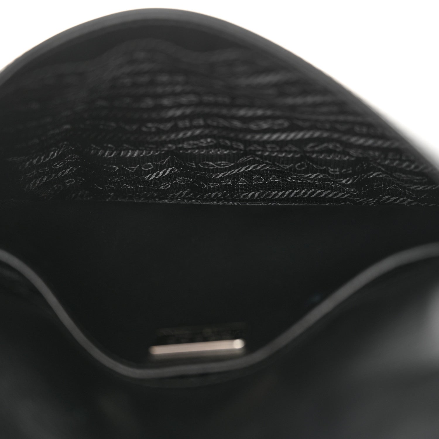 Prada Spazzolato Cleo Flap Shoulder Bag Black 5 of 12