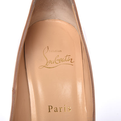 Christian Louboutin Patent Bianca 140 Pumps 37.5 Nude 10 of 15