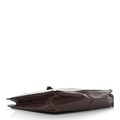 Chanel Lambskin CC Tote Brown 4 of 17