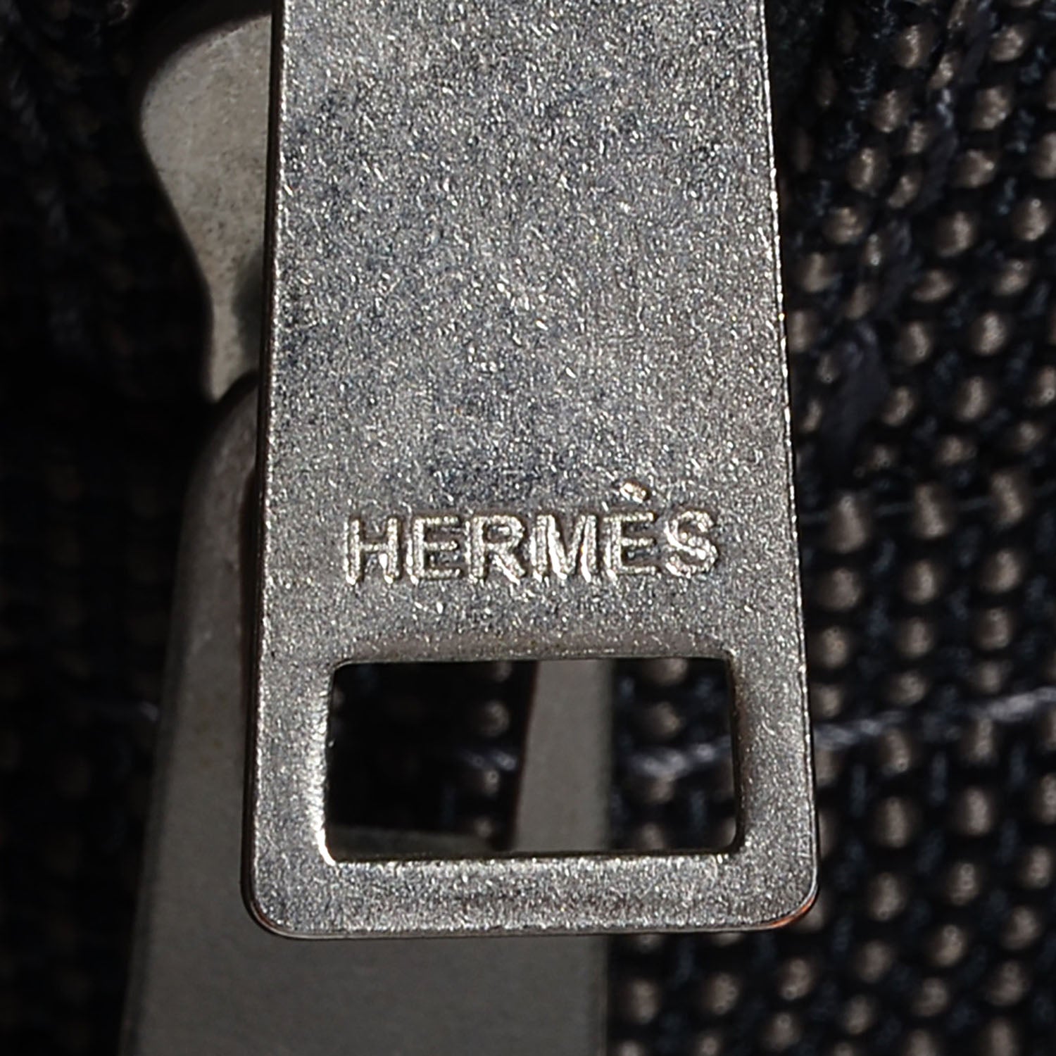 Hermes Canvas Herline Backpack Grey 5 of 13
