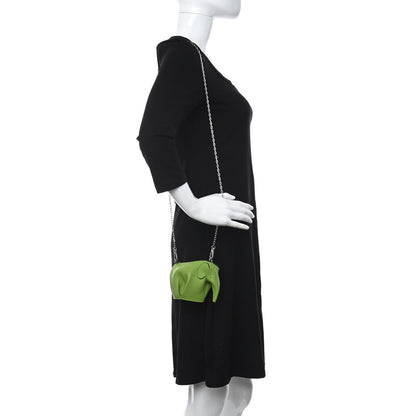Loewe Calfskin Elephant Pouch Apple Green 2 of 10