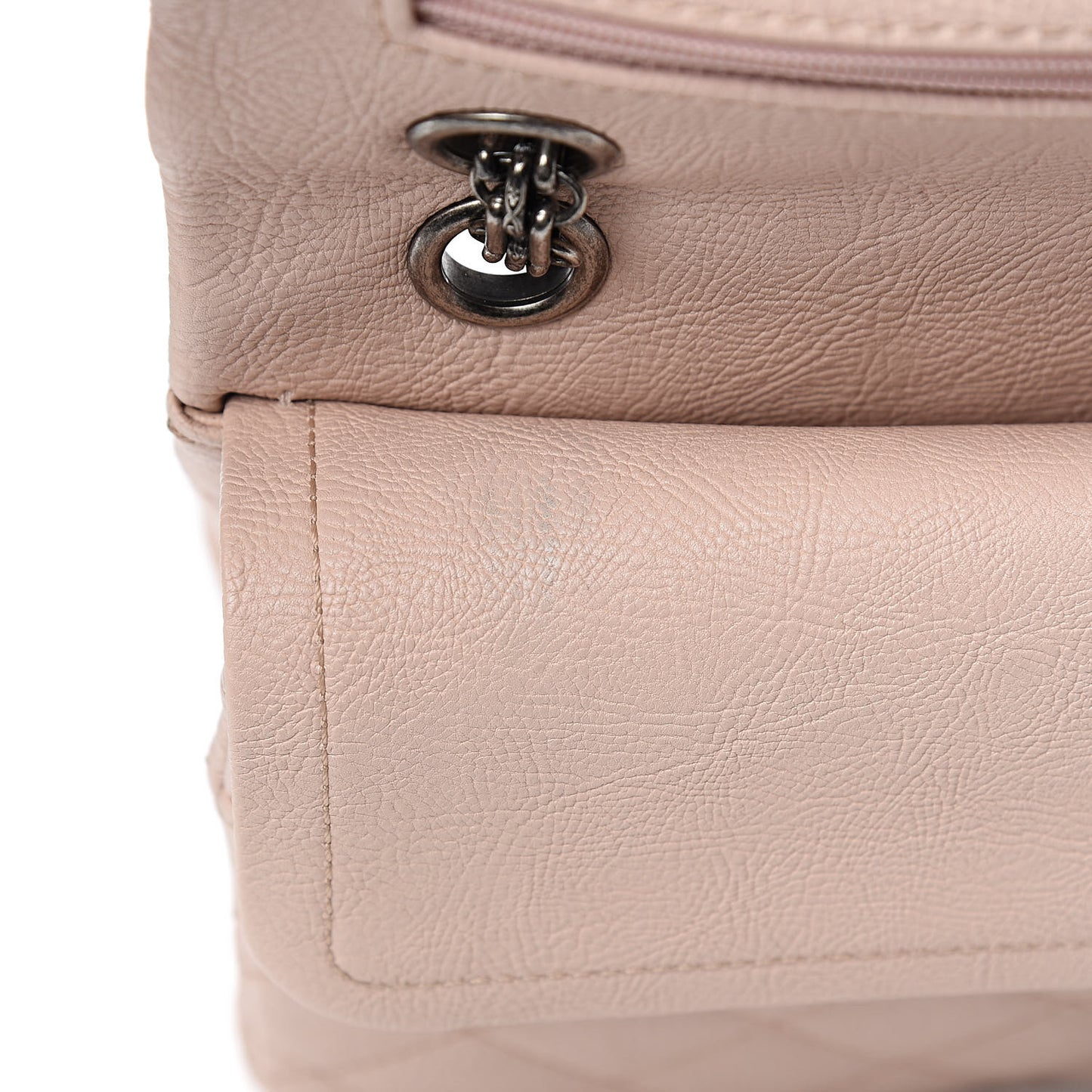 Crumpled Calfskin Quilted 2.55 Reissue 226 Flap Light Pink