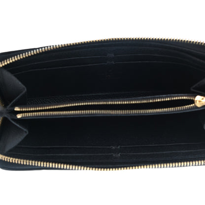 Louis Vuitton Empreinte Clemence Wallet Black 5 of 11