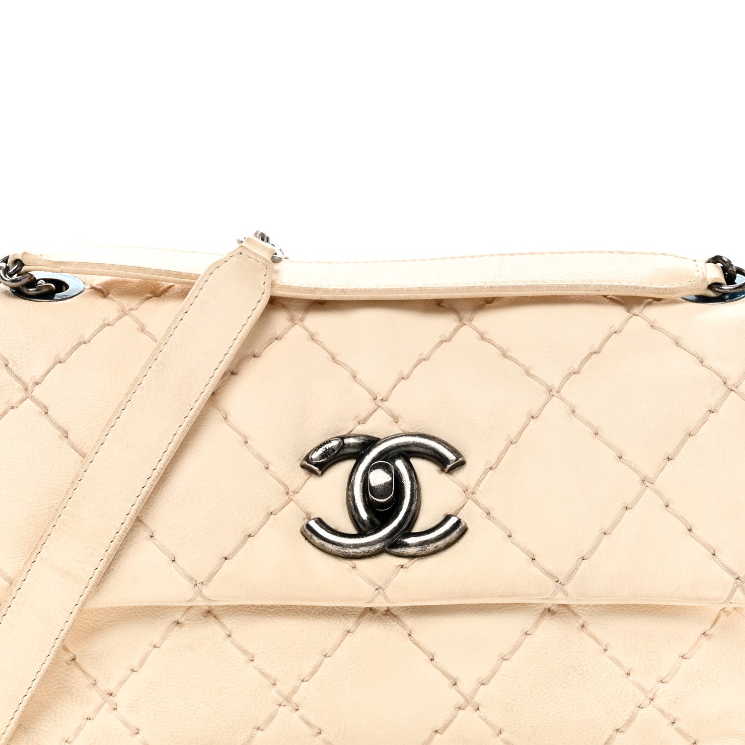 Chanel Calfskin Ultimate Stitch Flap White 8 of 10