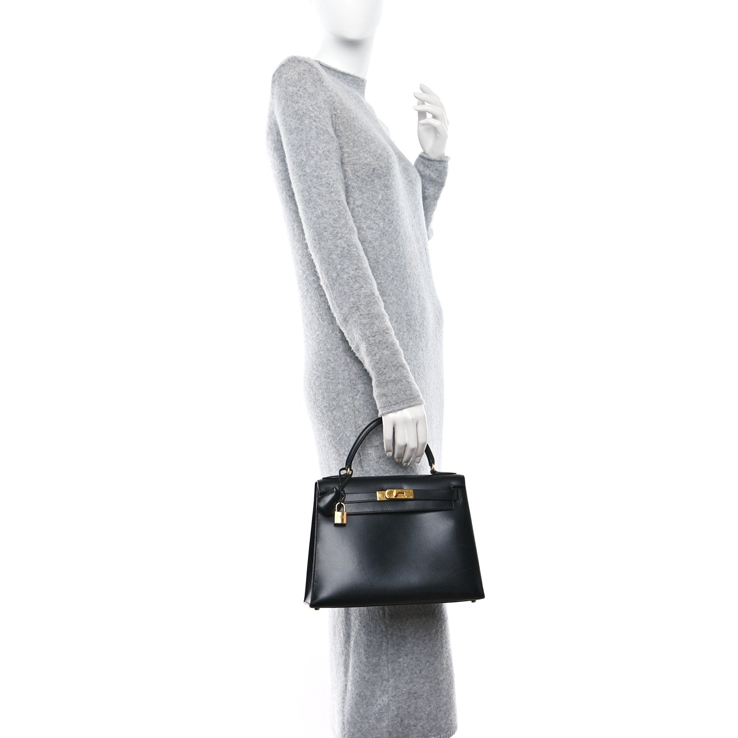 Hermes Box Kelly Sellier 28 Black 2 of 21