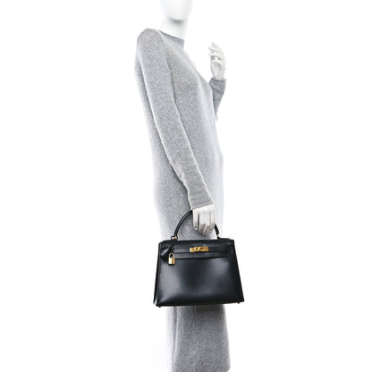 Hermes Box Kelly Sellier 28 Black 2 of 21