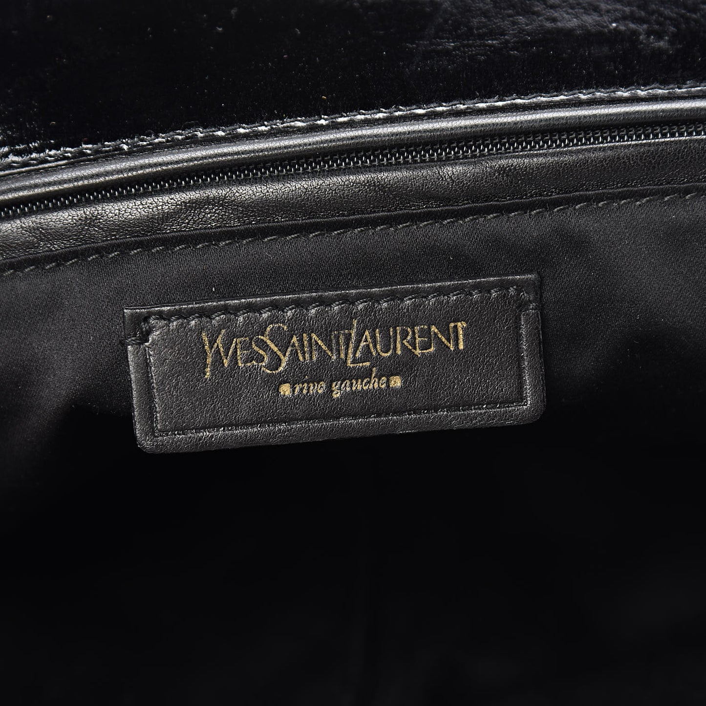 Patent Crocodile Embossed Tribute Tote Black