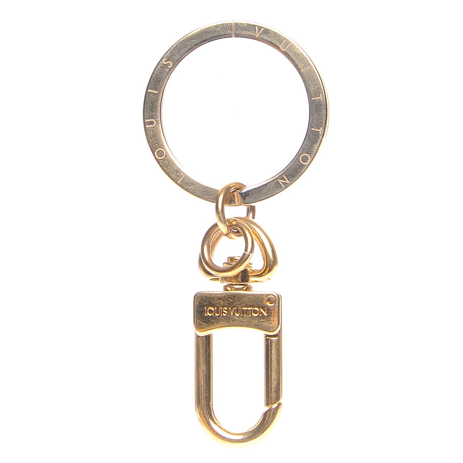 Louis Vuitton Pochette Extender Key Ring Gold 1 of 4