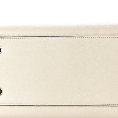 Celine Grained Calfskin Medium Edge Shoulder Bag Cream 13 of 18