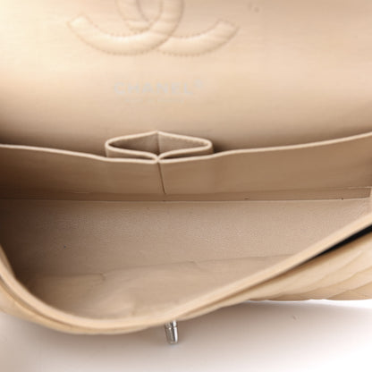 Chanel Caviar Quilted Medium Double Flap Beige Clair 5 of 17