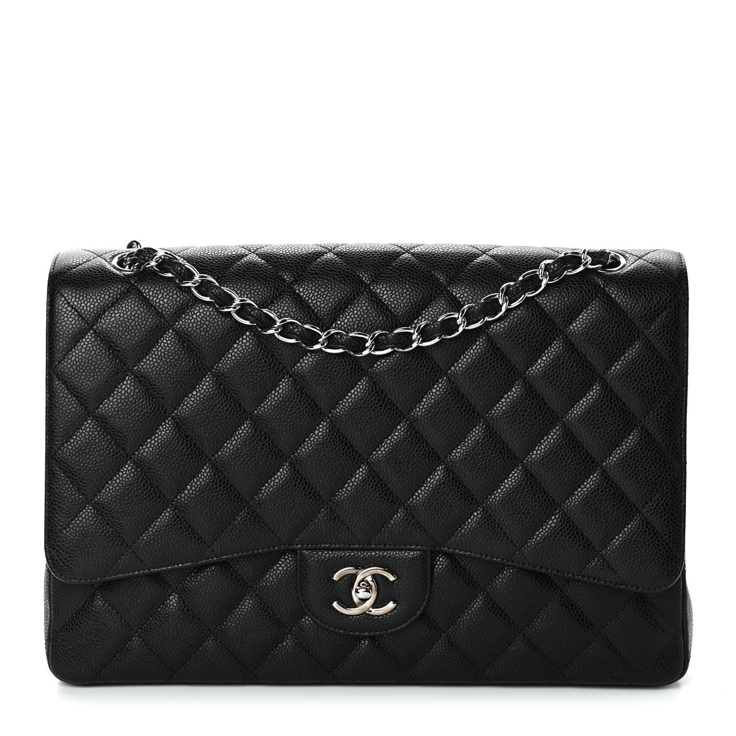 Chanel Caviar Quilted Maxi Single Flap Black 1 of 4