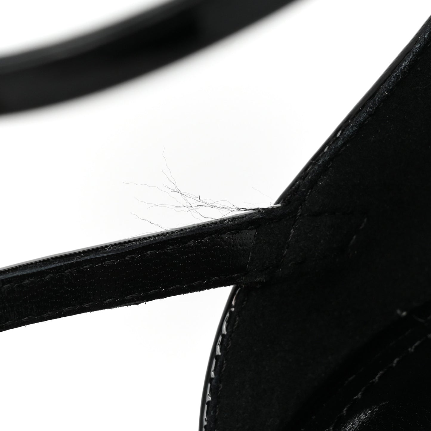 Patent Cassandra 100 Ankle Strap Sandals 38.5 Black