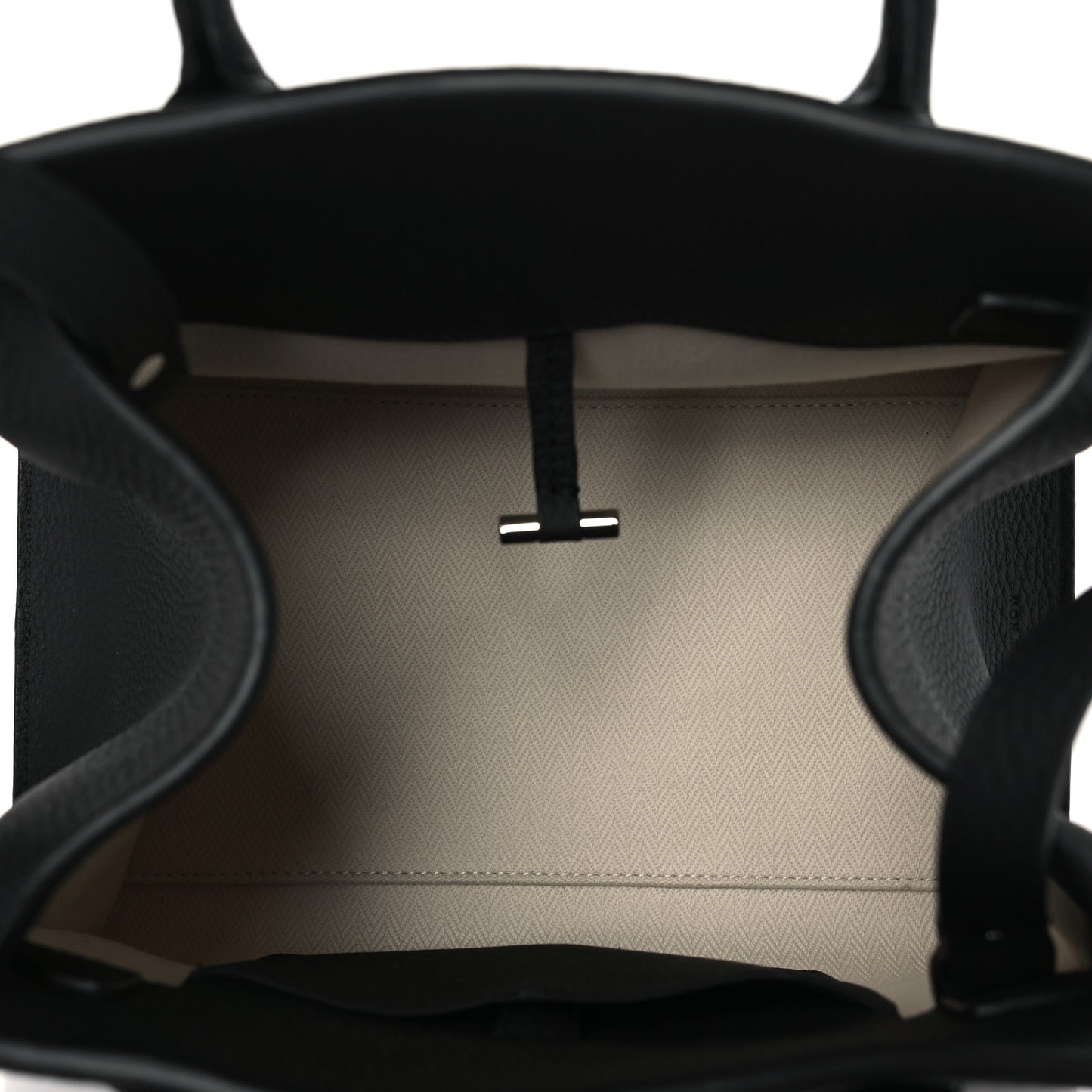 Grained Calfskin Soft Margaux 10 Bag Black
