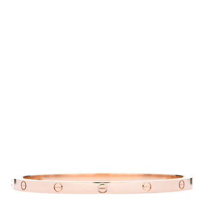 Cartier 18K Pink Gold Small LOVE Bracelet 16 2 of 5