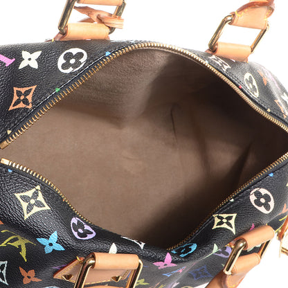 Louis Vuitton Monogram Multicolor Speedy 30 Black 5 of 7