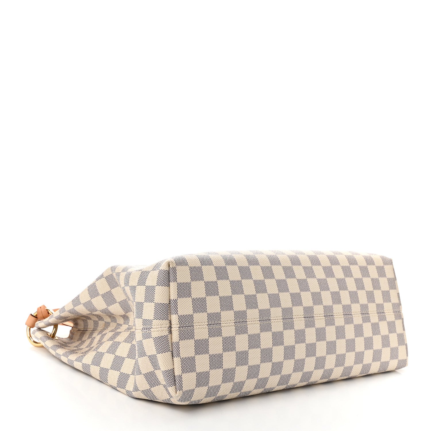 Louis Vuitton Damier Azur Graceful MM Rose Ballerine 4 of 10