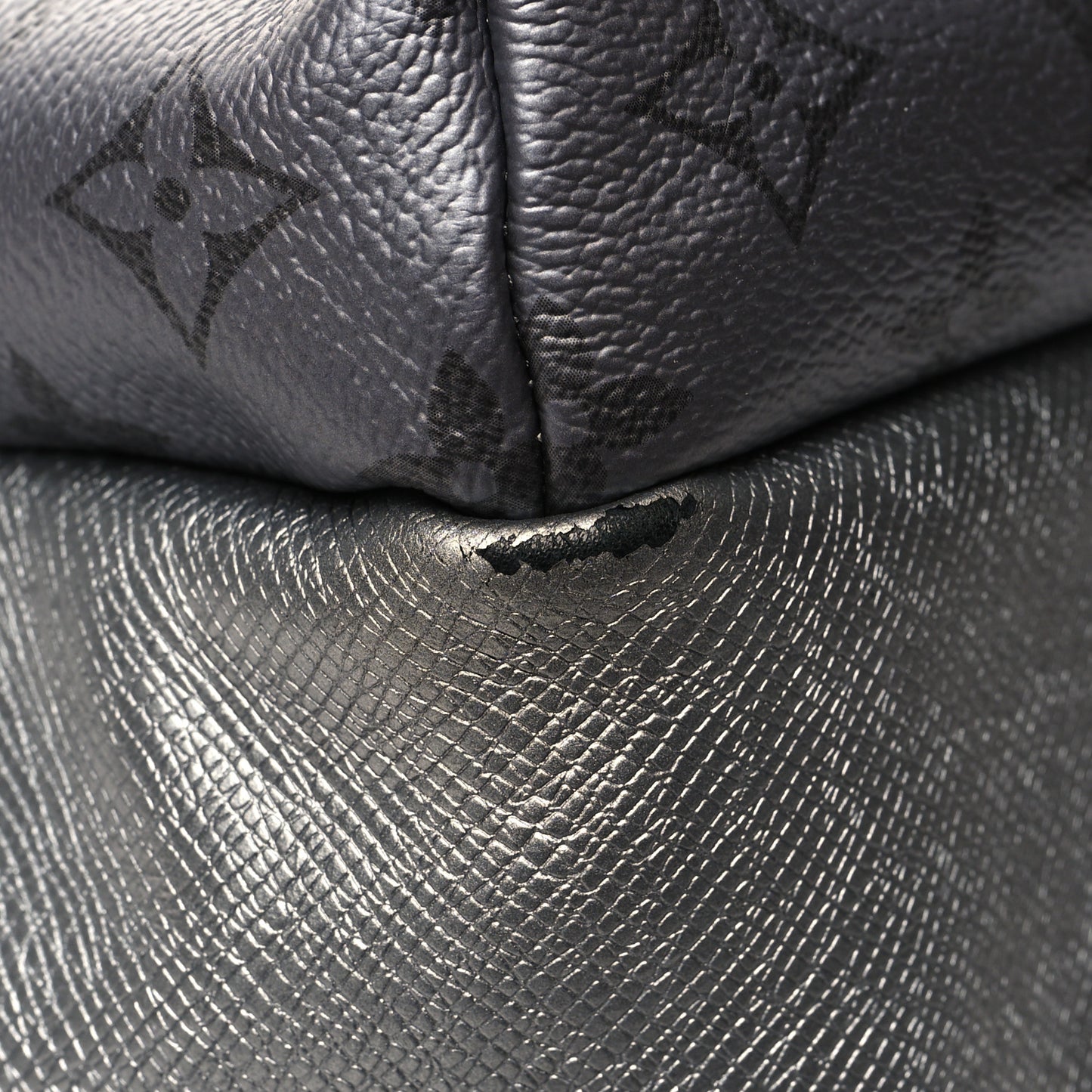 Monogram Taiga Discovery Backpack PM Silver