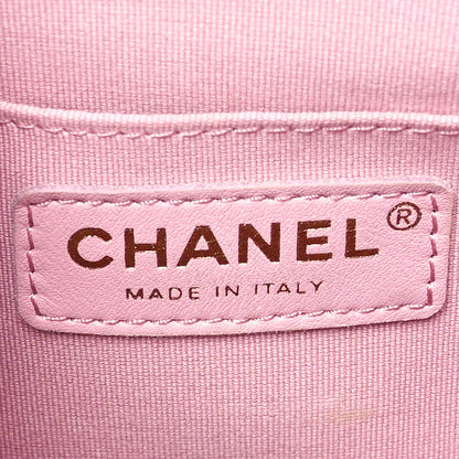 Chanel Calfskin Quilted Medium Duma Pockets Drawstring Backpack Pink 6 of 10