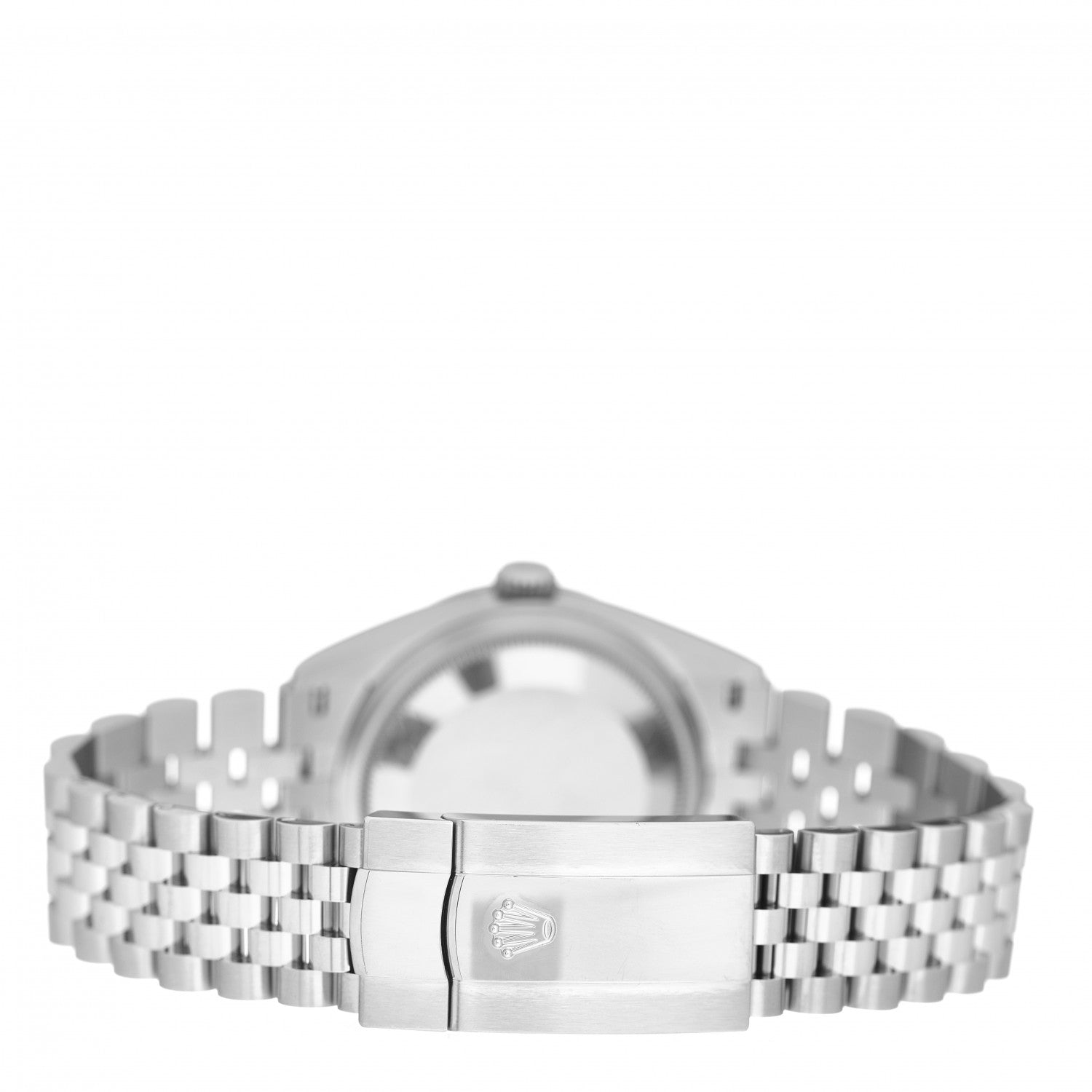 Rolex Stainless Steel 18K White Gold Diamond 36mm Oyster Perpetual Datejust Watch Bright Blue 126234 3 of 5