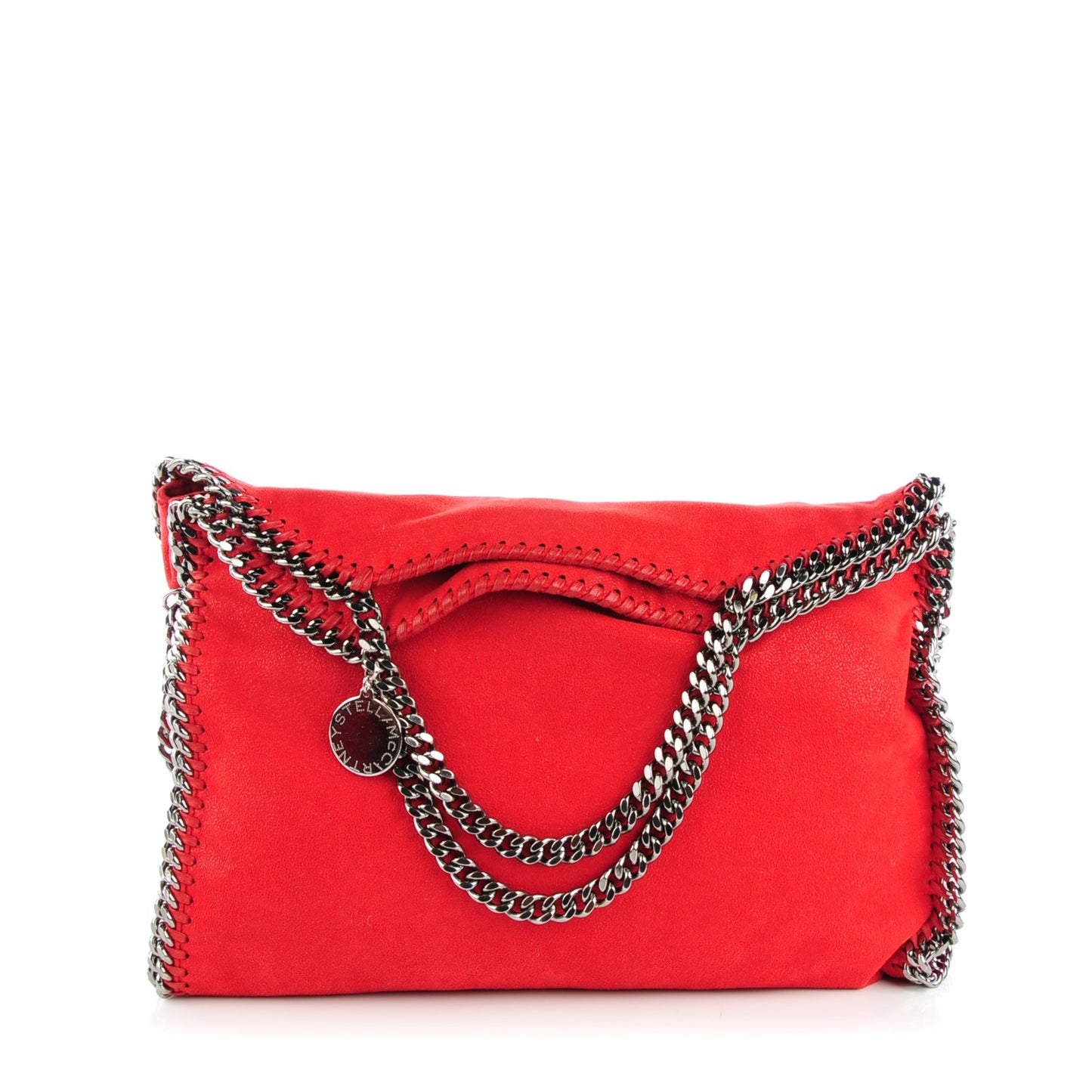 Shaggy Deer Falabella Fold Over Tote Flame