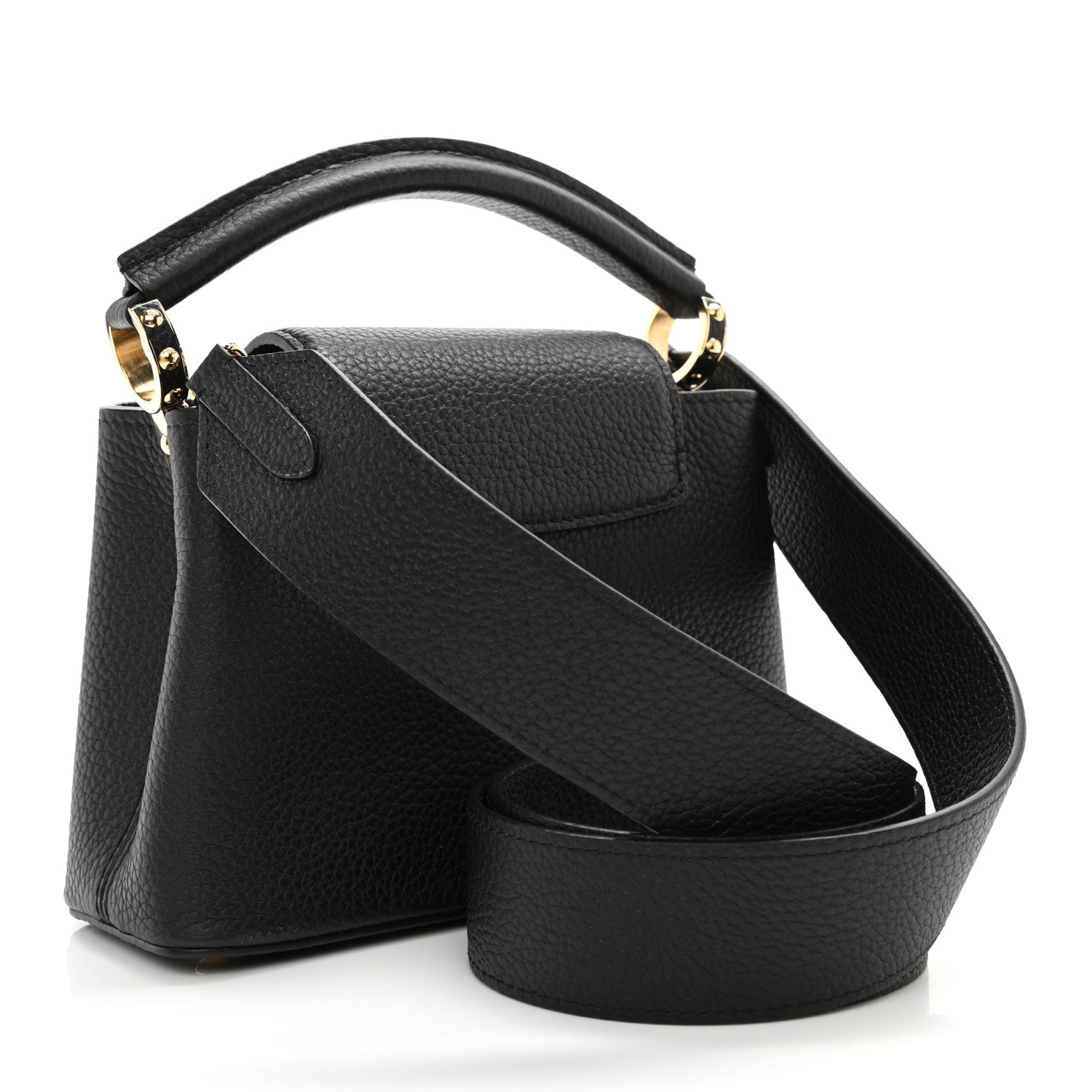 Louis Vuitton Taurillon Mini Capucines Black 3 of 7