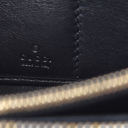 Gucci Guccissima Signature Microguccissima Bree Zip Around Wallet Black 5 of 9