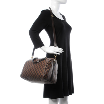 Louis Vuitton Damier Ebene Speedy Bandouliere 30 2 of 8