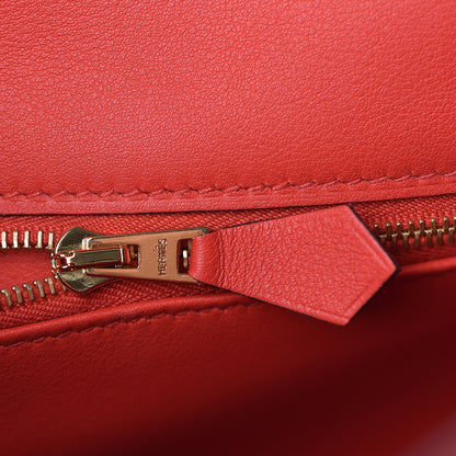 Hermes Swift Kelly Retourne 25 Rouge Tomate 19 of 31