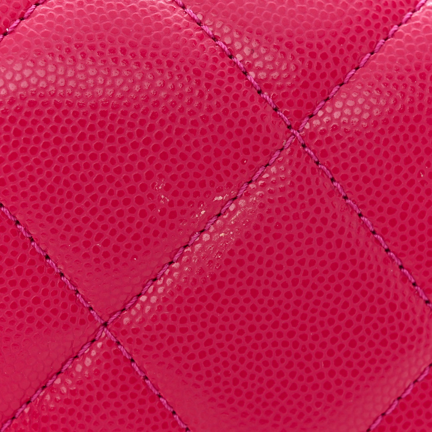 Chanel Caviar Quilted Mini Twist Your Buttons Flap Fuchsia 11 of 11