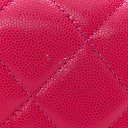 Chanel Caviar Quilted Mini Twist Your Buttons Flap Fuchsia 11 of 11