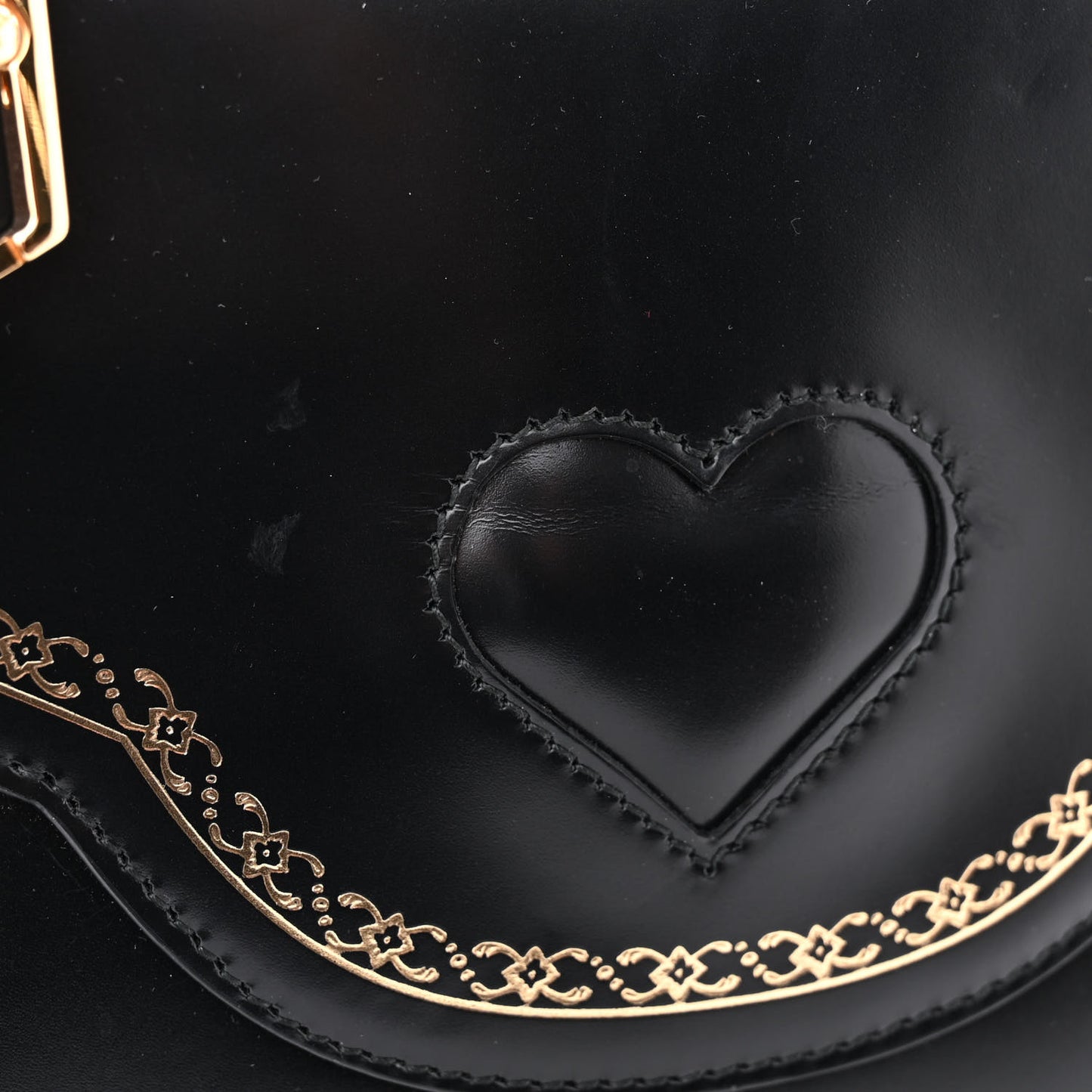 Calfskin Bamboo Medium Thiara Top Handle Bag Black