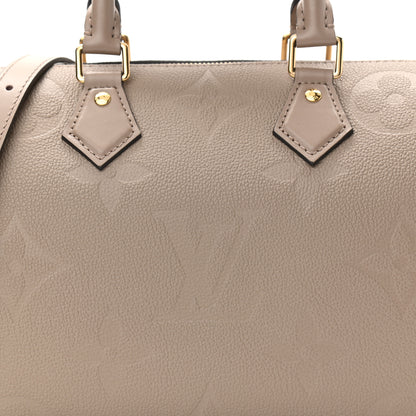 Louis Vuitton Empreinte Monogram Giant Speedy Bandouliere 25 Tourterelle 7 of 10