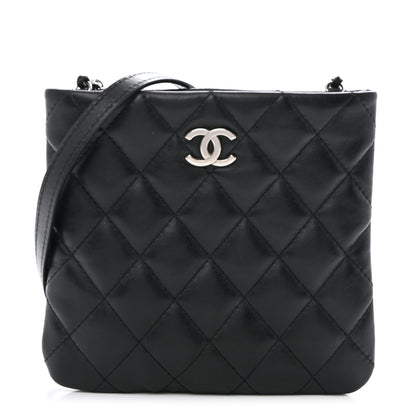 Chanel Lambskin Quilted Crossbody Bag Black 1 of 23