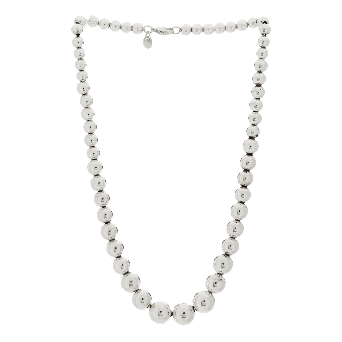 Sterling Silver HardWear Graduated Ball Necklace
