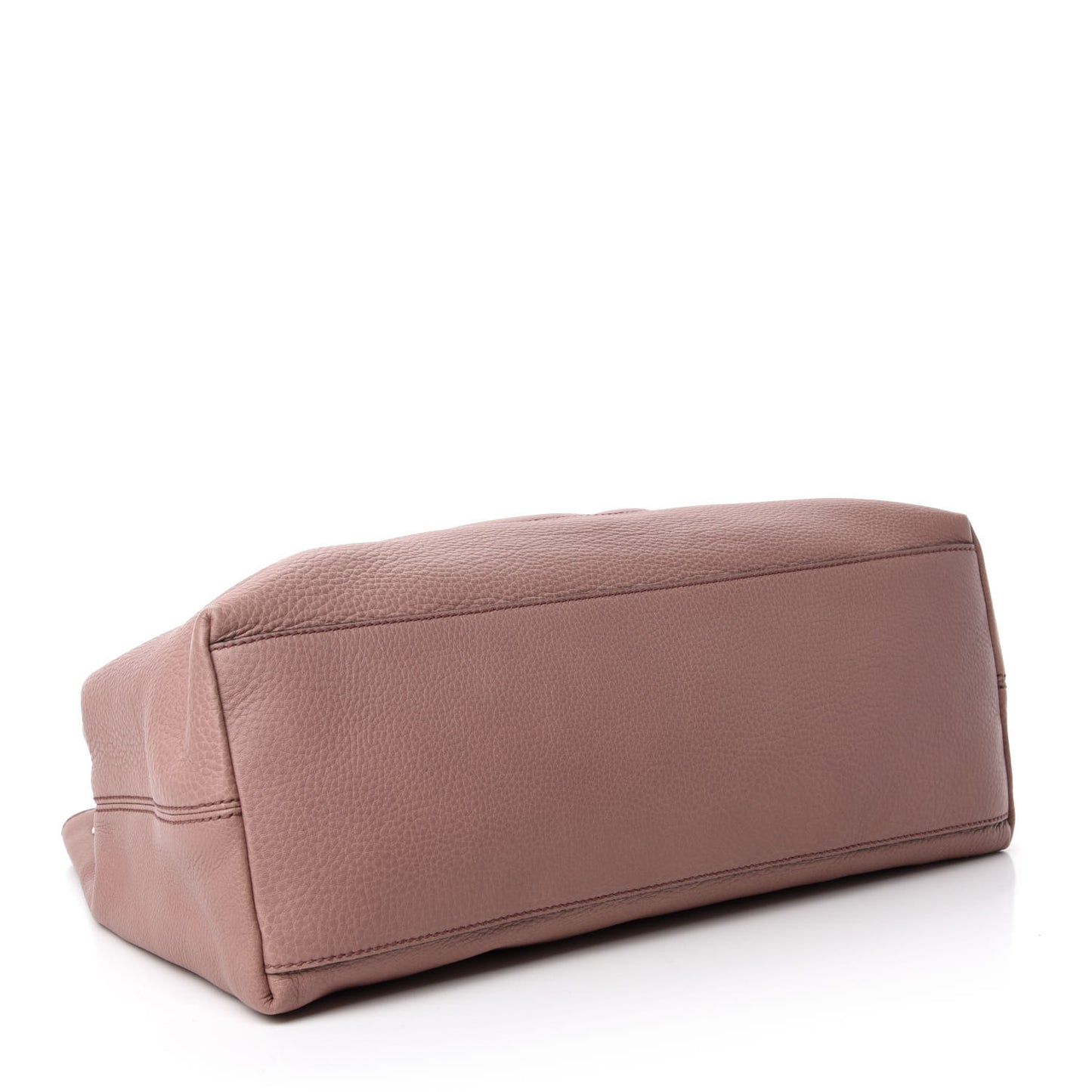 Pebbled Calfskin Medium Soho Chain Shoulder Bag Dark Cipria