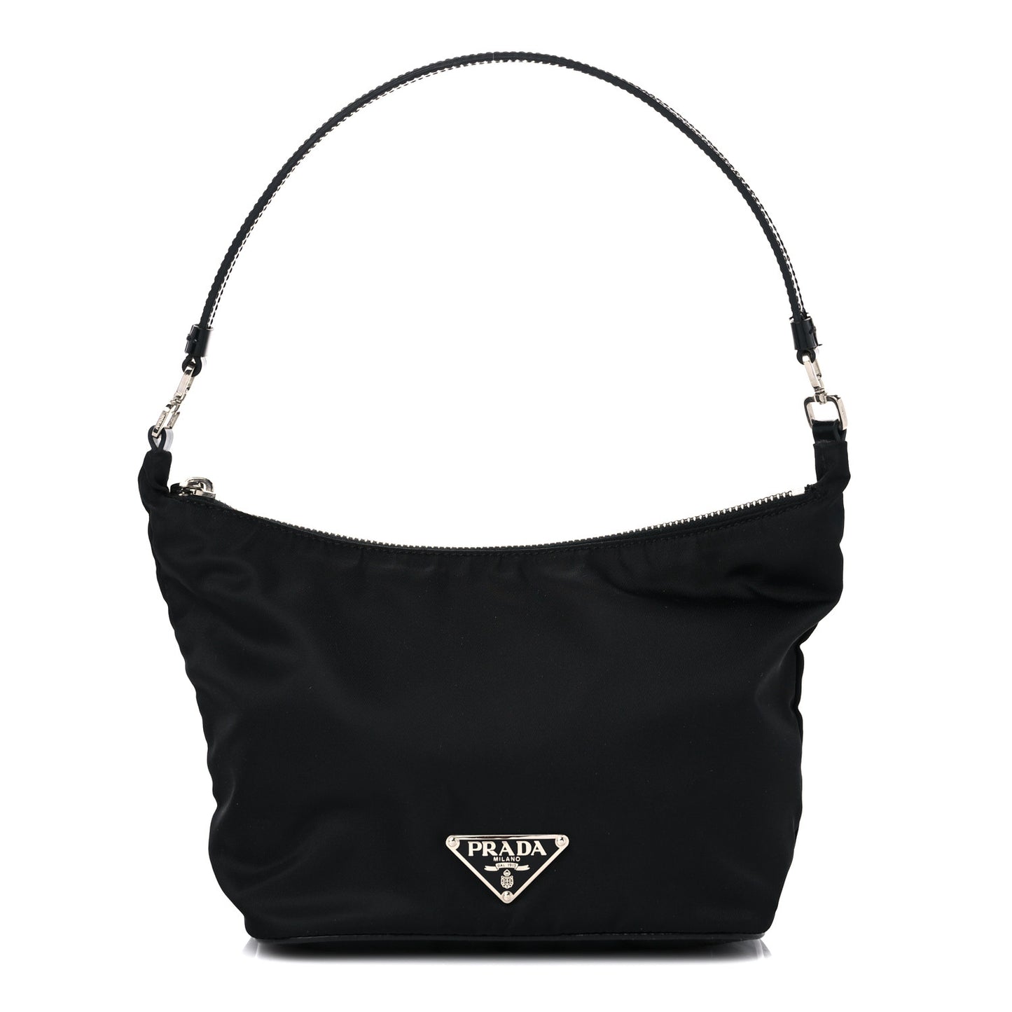 Tessuto Nylon Small Shoulder Bag Black