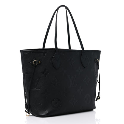 Louis Vuitton Empreinte Monogram Giant Neverfull MM Black 4 of 9