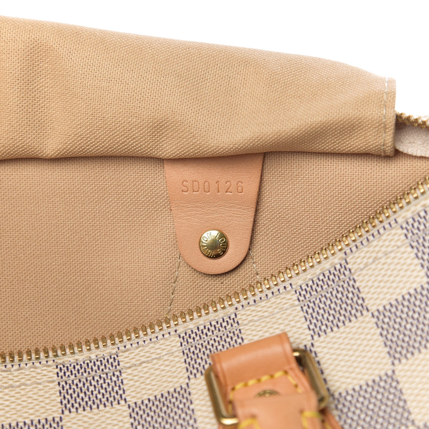 Louis Vuitton Damier Azur Speedy Bandouliere 30 5 of 10