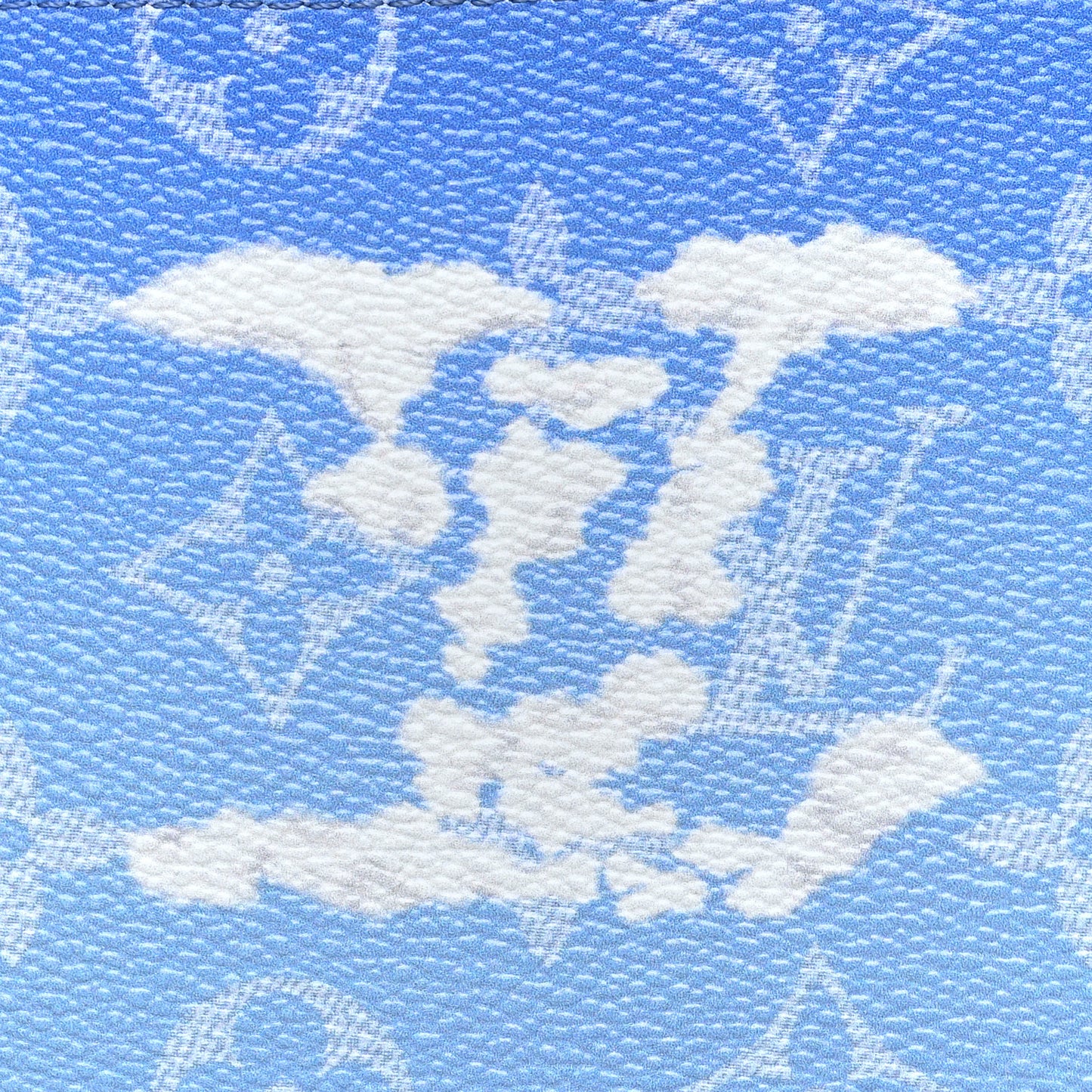 Monogram Clouds Slender Wallet Blue
