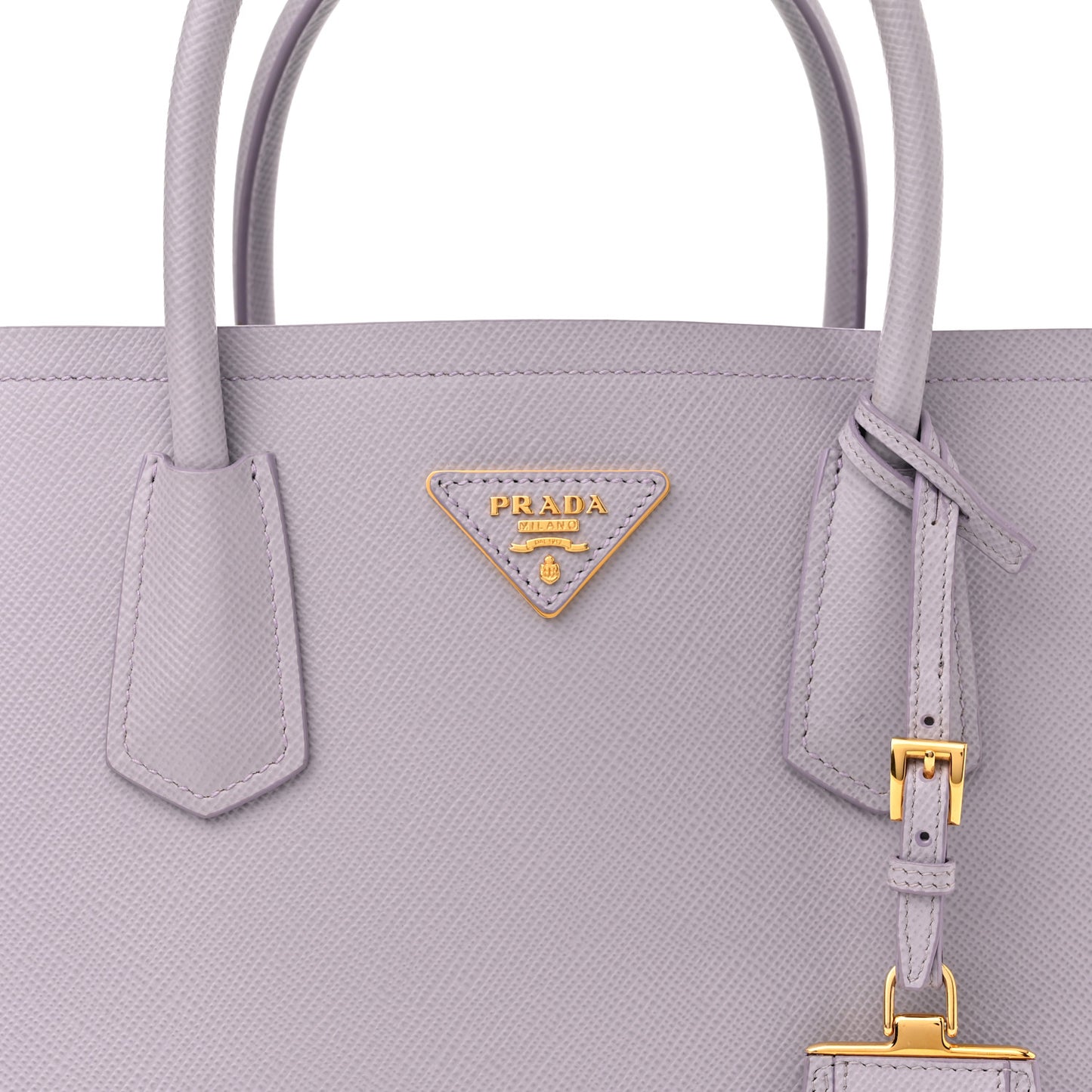 Saffiano Cuir Small Double Bag Glicine