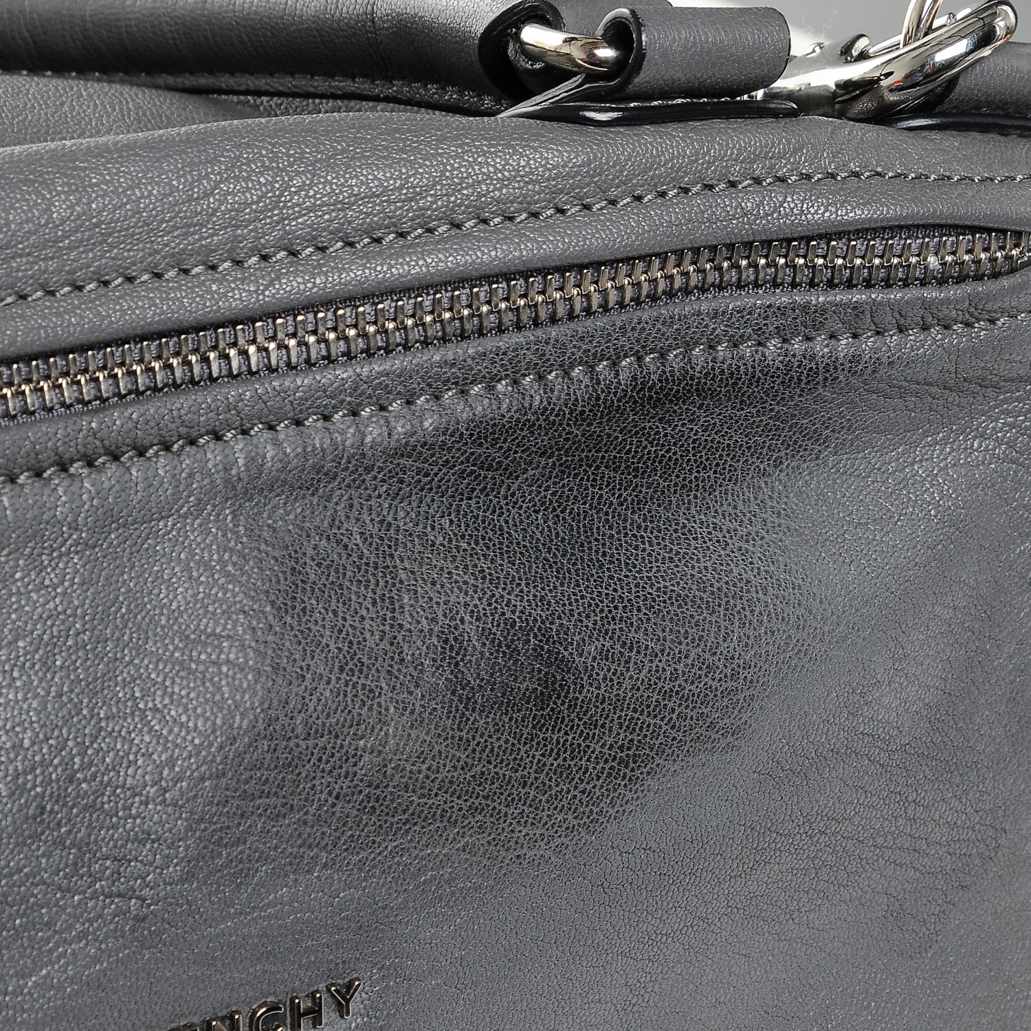 Givenchy Sugar Goatskin Medium Pandora Elephant Grey 7 of 7